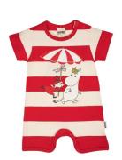 Snäckstrand Playsuit Red Martinex