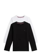 2 Pk Ls Tee Black Tommy Hilfiger