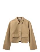 Larksw Short Shirt Jacket Beige Sofie Schnoor