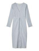 Soft Crease Oda Dress Blue Mads Nørgaard
