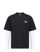 Layered Back Logo Ls Black Everlast