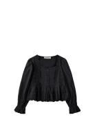 Ariasw Broderie Anglaise Shirt Black Sofie Schnoor