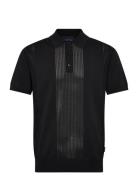 Structure Polo S/S Black Lindbergh