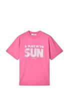 Cotton Jersey Dassel Tee Pink Mads Nørgaard