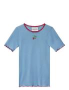 Trine Short Sleeve Blue Helmstedt