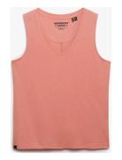 Studios Vee Neck Vest Pink Superdry