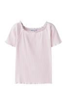 Nkfhorto Ss Slim Top Pink Name It