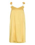 Vicille Vneck Rose Singlet Shor Dress/Dc Yellow Vila