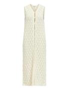 Objkitty S/L Re Knit Dress 144 Cream Object