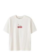 Nlnaffy Snoopy Ss L Top Box Sky Cream LMTD