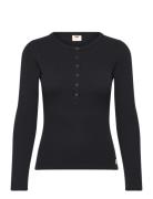 Dry Goods Henley Waffle Anthra Black Levi's®