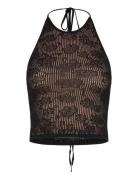 Lace Knit Top Black HOLZWEILER