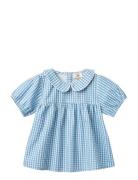 Houndstooth Blouse W. Collar Patterned Copenhagen Colors
