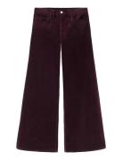Wide Leg Corduroy Jeans Burgundy Mango