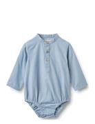 Romper Shirt Victor Blue Wheat