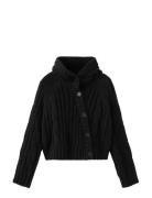 Double-Breasted Jacket With Buttons Black Mango