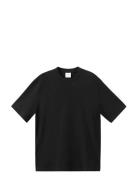 Heavy Weight Relaxed Fit T-Shirt Black Mango
