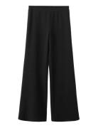 Straight Low-Rise Suit Trousers Black Mango