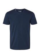 Slmnewpima Ss O-Neck Tee Noos Navy Selected