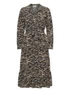 Rosie Zebra Dress Black Notes Du Nord