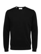 Slmberg Crew Neck Noos Black Selected