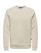 Onsceres Crew Neck Noos Beige ONLY & SONS