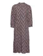 Karola Raye 3/4 Dress Aop Purple MSCH Copenhagen