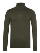 Mélange Roll Neck Knit Green Lindbergh