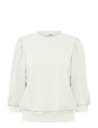 Slwtenny 3/4 Sweat Top Noos White Selected