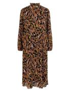 Yaspippa Ls Midi Dress S. Patterned YAS