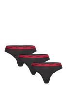 Triplet Thong Stripe Black HUGO