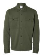 Slmjackie Sweat Jacket Noos Khaki Selected