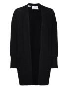 Slwlulu New Ls Knit Long Cardigan B Noos Black Selected