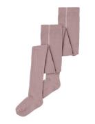 Nknpantyhose Rib 2P Noos Pink Name It