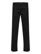 Slm196-Straight New Miles Flex Pant Noos Black Selected