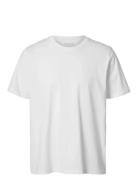 Slmaspen Ss O-Neck Tee Noos White Selected