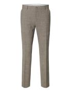 Slmslim-Oasis Linen Trs Noos Brown Selected