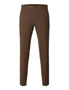 Slmslim-Oasis Linen Trs Noos Brown Selected
