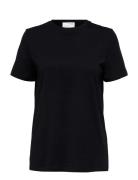 Slwmyessential Ss O-Neck Tee Noos Black Selected