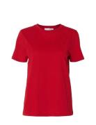Slwmyessential Ss O-Neck Tee Noos Red Selected