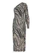 Odagz P Shoulder Dress Black Gestuz