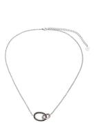 Harper Necklace Black/Gold Silver Bud To Rose