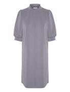 Ellemw Puff Dress Grey My Essential Wardrobe