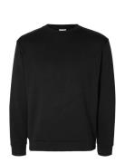 Slmemanuel Soft Crew Neck Sweat Noos Black Selected