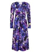 Vera Ls Dress Blue Fabienne Chapot