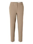 Slwrita-Ria Mw Crop Pant Camel Mel Noos Beige Selected