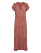 Cririna Dress Red Cream