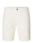 Slhslim-Miles Flex Shorts Noos Cream Selected