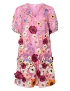 Yasflowering Ss Dress - Show Pink YAS