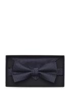 Polyester Bow Tie With Dotspolyester Bow Tie With Dots Navy Lindbergh ...
